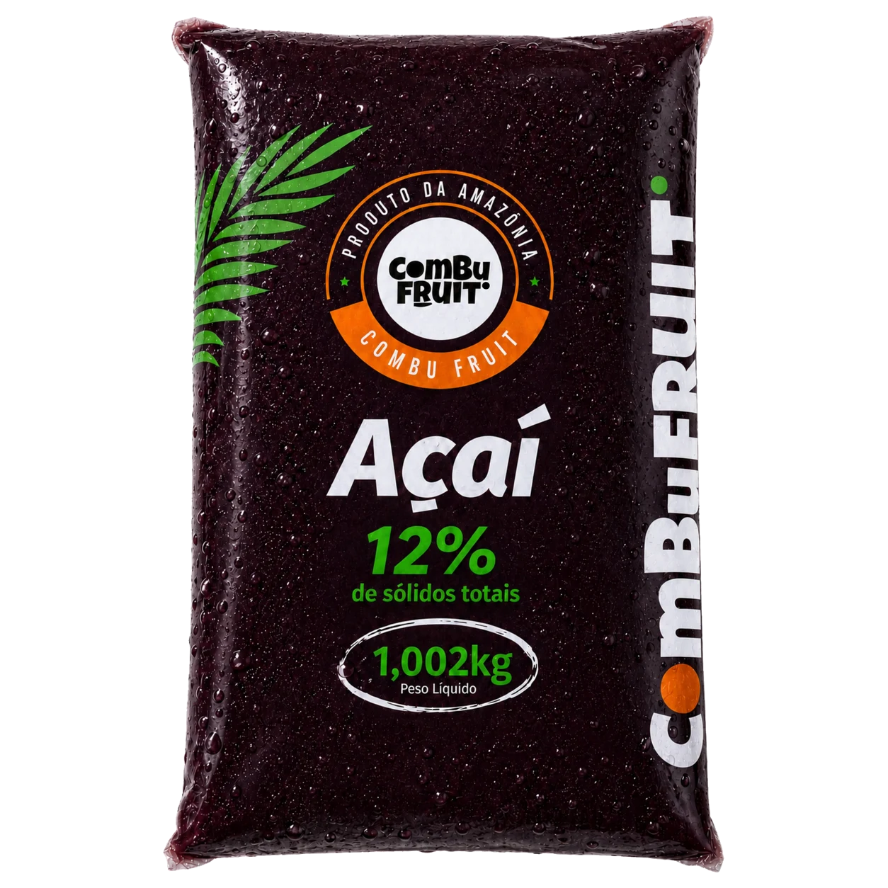 Embalagem Açaí Combu Fruit 12% sólidos totais, 1,002 kg